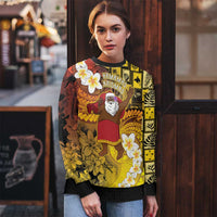 Papua New Guinea Retro Christmas Ugly Christmas Sweater Hamamas Krismas - Polynesian Pride