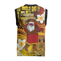 Papua New Guinea Retro Christmas Knitted V-Neck Vest Hamamas Krismas - Polynesian Pride