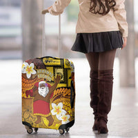 Papua New Guinea Retro Christmas Luggage Cover Hamamas Krismas - Polynesian Pride
