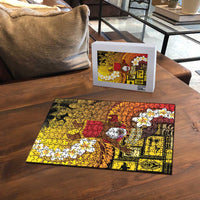 Papua New Guinea Retro Christmas Puzzle Hamamas Krismas - Polynesian Pride