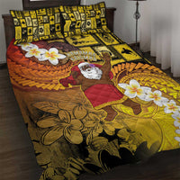 Papua New Guinea Retro Christmas Quilt Bed Set Hamamas Krismas - Polynesian Pride