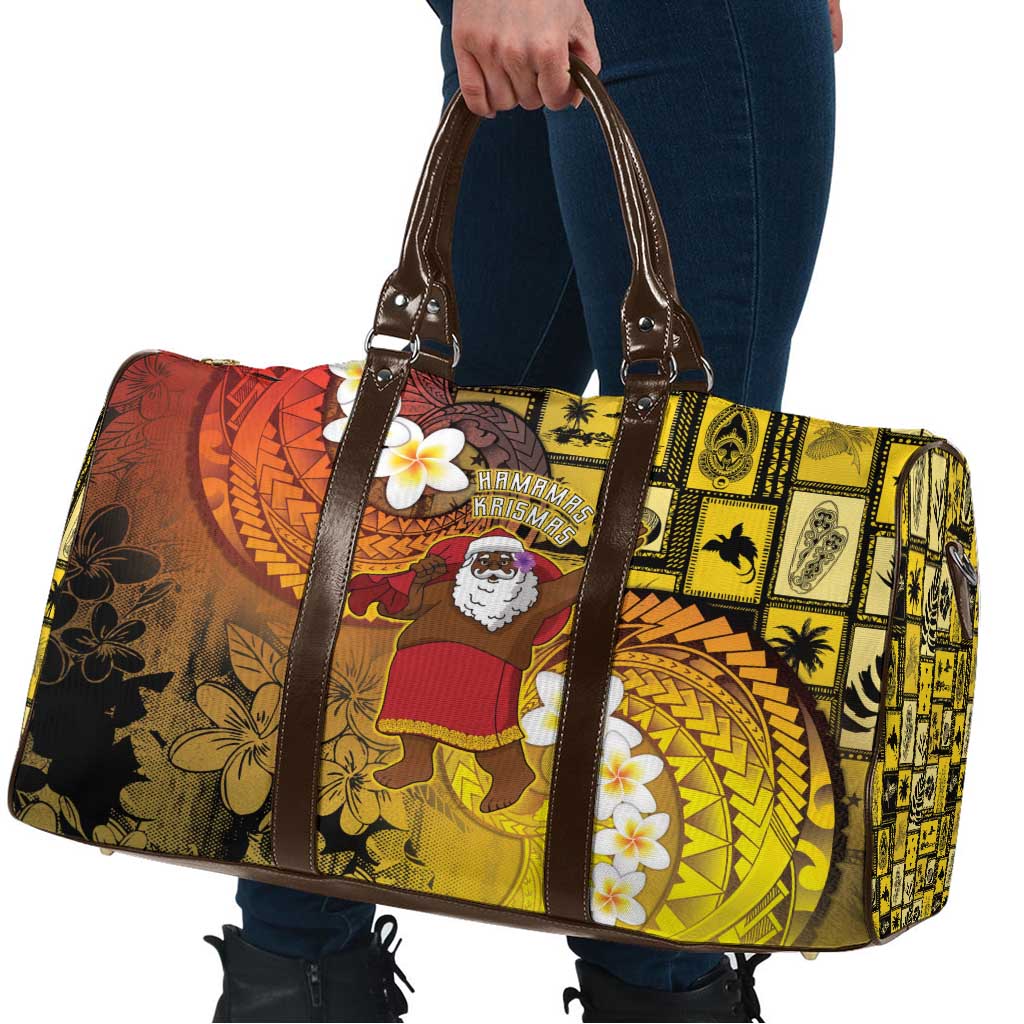 Papua New Guinea Retro Christmas Travel Bag Hamamas Krismas - Polynesian Pride