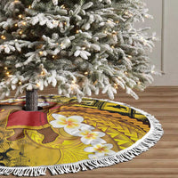 Papua New Guinea Retro Christmas Tree Skirt Hamamas Krismas - Polynesian Pride