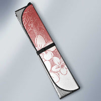 Tonga Christmas Auto Sun Shade Kilisimasi Fiefia Retro Style Red - Polynesian Pride