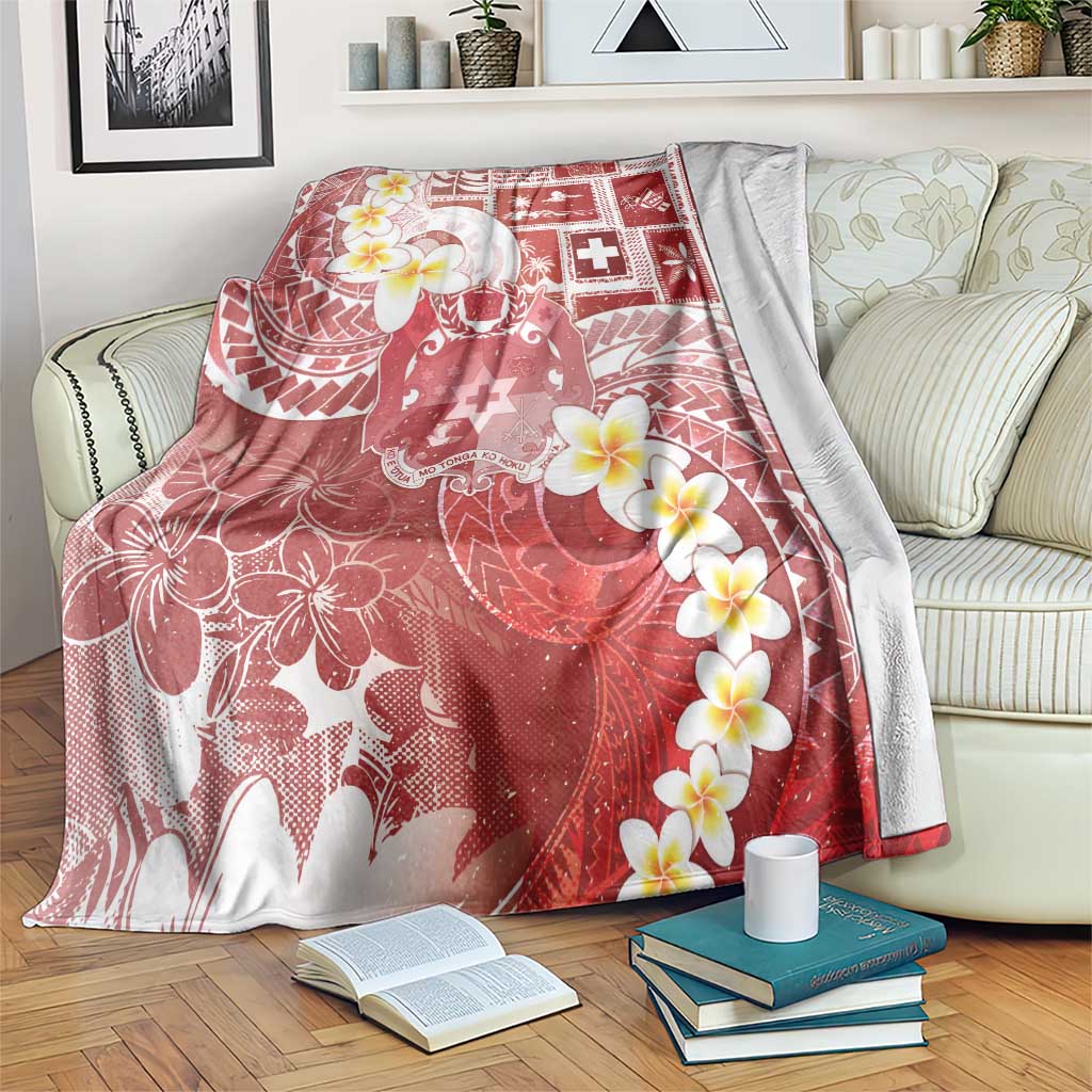 Tonga Christmas Blanket Kilisimasi Fiefia Retro Style Red - Polynesian Pride