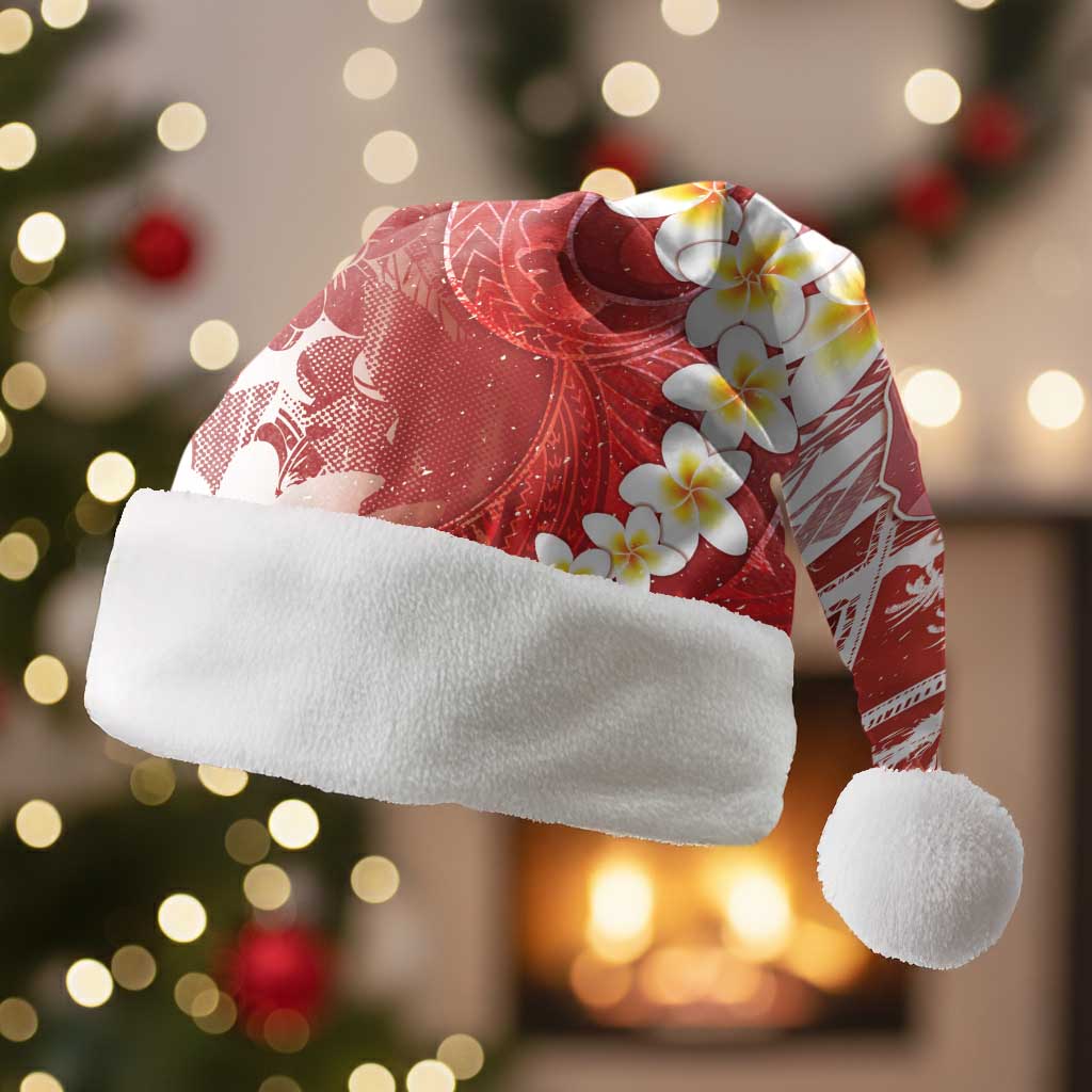 Tonga Christmas Santa Hat Kilisimasi Fiefia Retro Style Red - Polynesian Pride