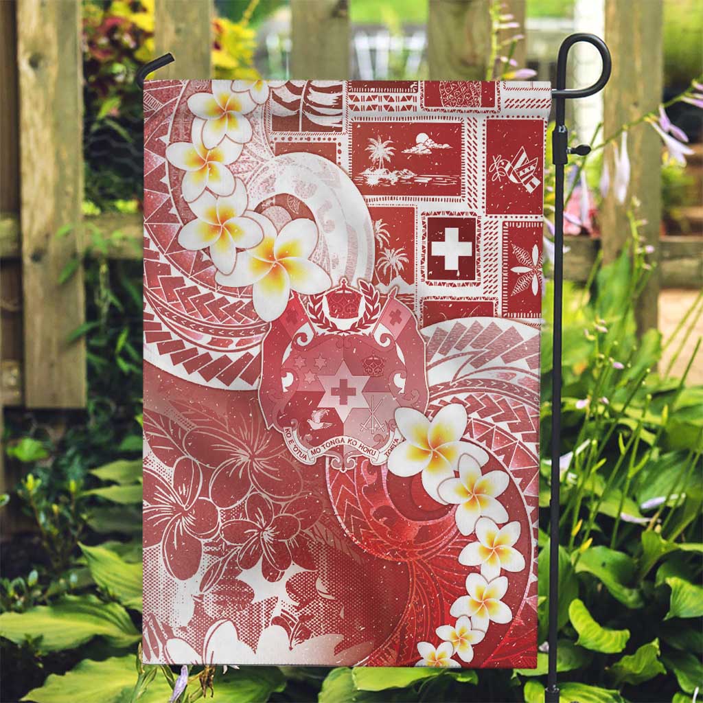 Tonga Christmas Garden Flag Kilisimasi Fiefia Retro Style Red - Polynesian Pride