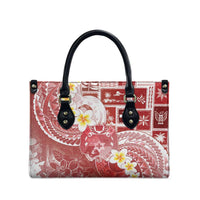 Tonga Christmas Leather Bag Kilisimasi Fiefia Retro Style Red - Polynesian Pride