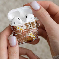 Tonga Christmas AirPods Case Kilisimasi Fiefia Retro Style Brown - Polynesian Pride