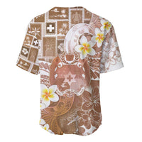 Tonga Christmas Baseball Jersey Kilisimasi Fiefia Retro Style Brown - Polynesian Pride