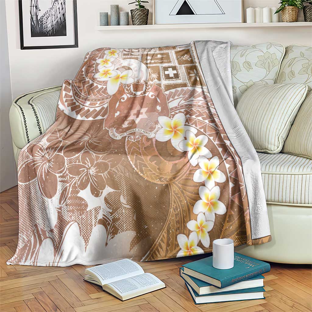 Tonga Christmas Blanket Kilisimasi Fiefia Retro Style Brown - Polynesian Pride