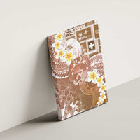 Tonga Christmas Canvas Wall Art Kilisimasi Fiefia Retro Style Brown - Polynesian Pride