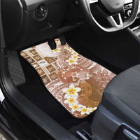 Tonga Christmas Car Mats Kilisimasi Fiefia Retro Style Brown - Polynesian Pride
