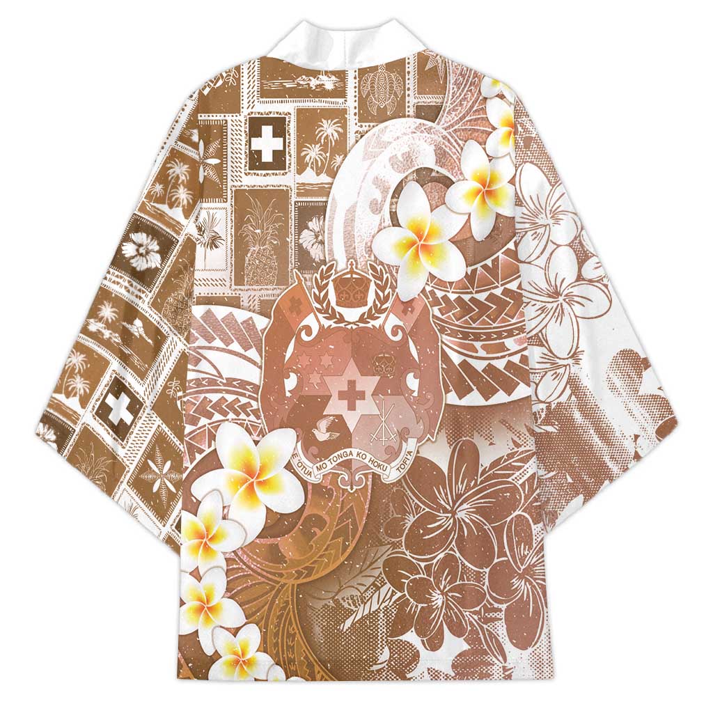 Tonga Christmas Kimono Kilisimasi Fiefia Retro Style Brown - Polynesian Pride