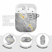 Tonga Christmas AirPods Case Kilisimasi Fiefia Retro Style White - Polynesian Pride