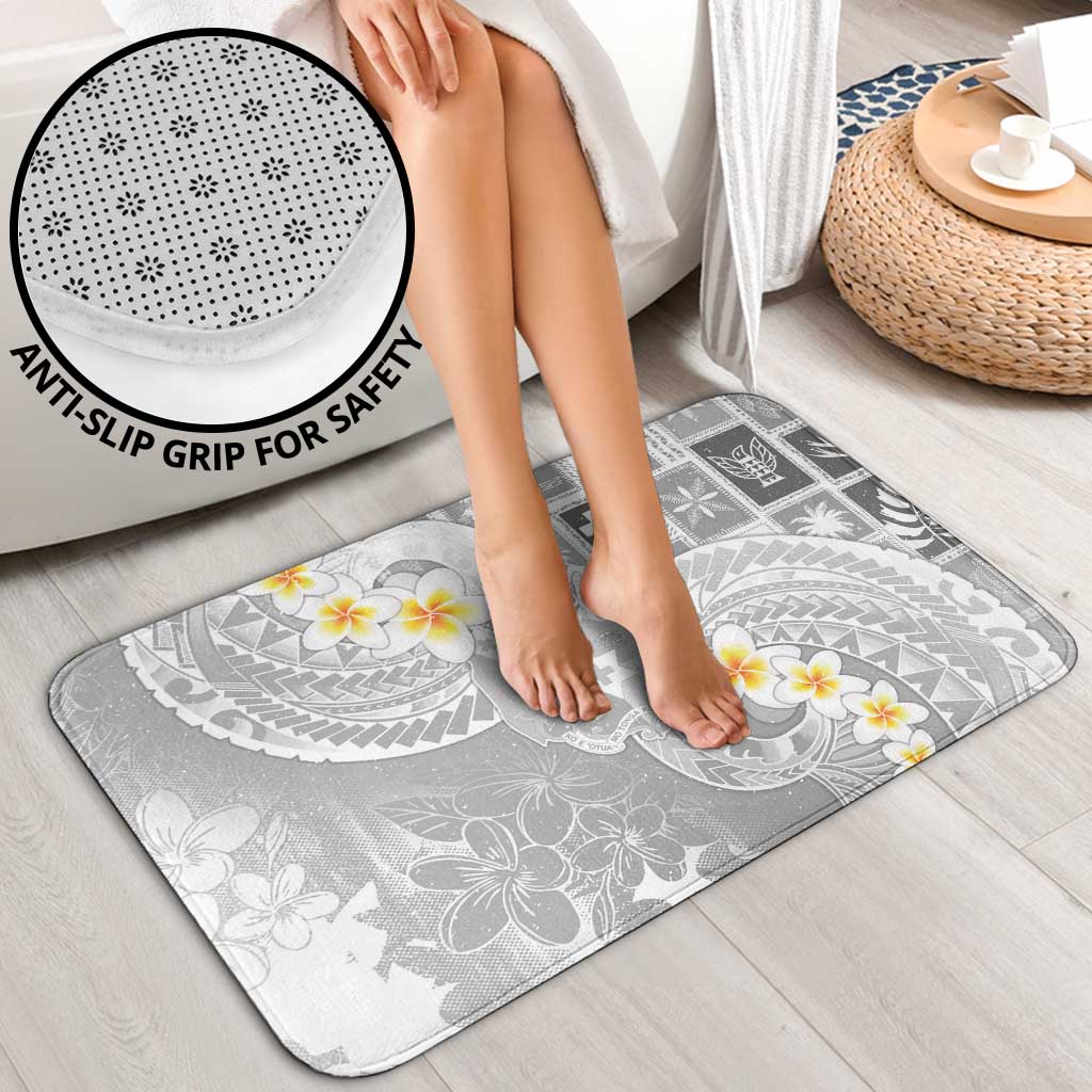 Tonga Christmas Bathroom Set Kilisimasi Fiefia Retro Style White - Polynesian Pride