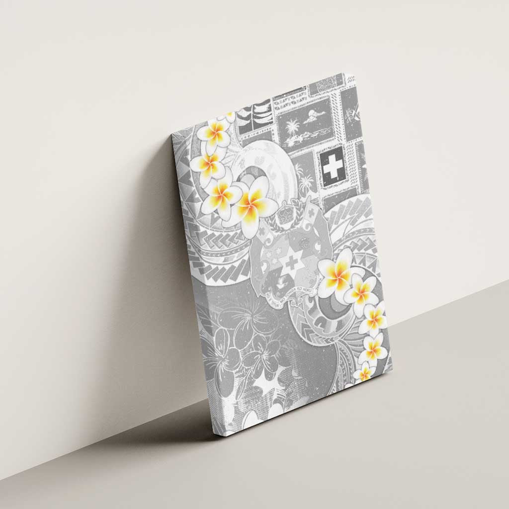 Tonga Christmas Canvas Wall Art Kilisimasi Fiefia Retro Style White - Polynesian Pride