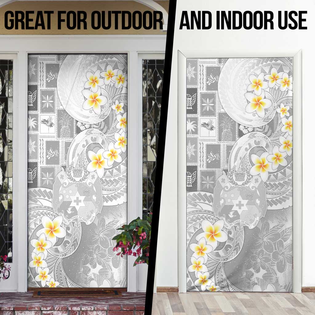 Tonga Christmas Door Cover Kilisimasi Fiefia Retro Style White - Polynesian Pride