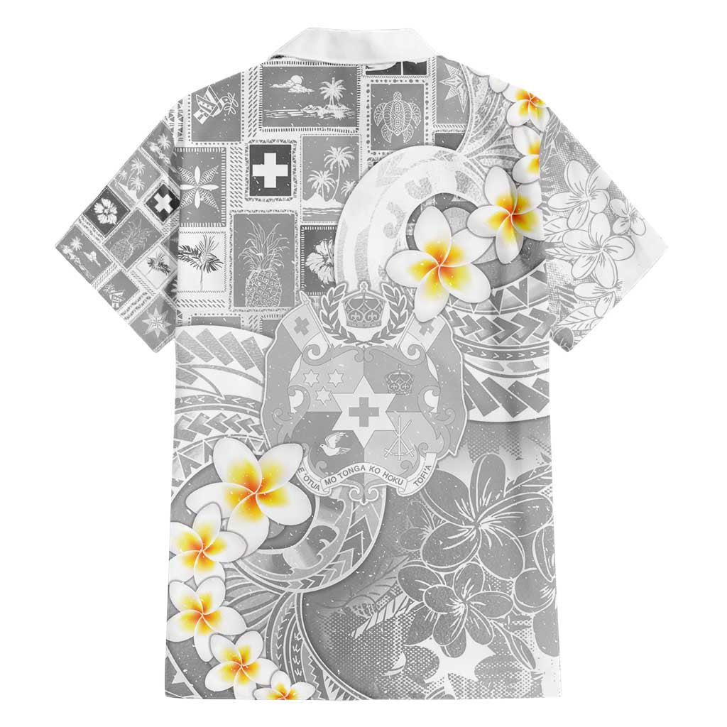 Tonga Christmas Hawaiian Shirt Kilisimasi Fiefia Retro Style White - Polynesian Pride