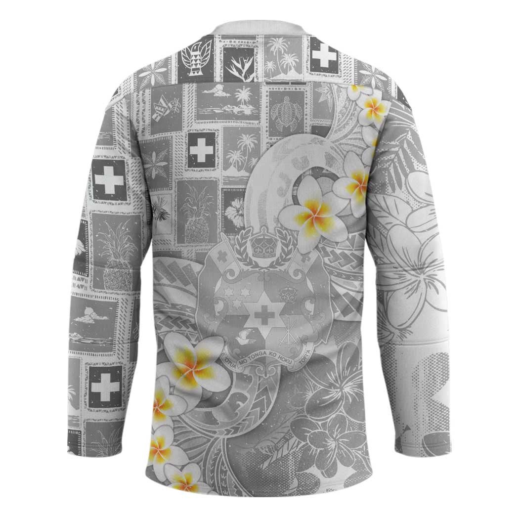 Tonga Christmas Hockey Jersey Kilisimasi Fiefia Retro Style White - Polynesian Pride