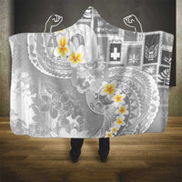 Tonga Christmas Hooded Blanket Kilisimasi Fiefia Retro Style White - Polynesian Pride