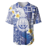 Federated States Of Micronesia Christmas Baseball Jersey Retro Style Bright Version - Polynesian Pride