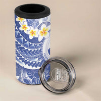 Federated States Of Micronesia Christmas 4 in 1 Can Cooler Tumbler Retro Style Bright Version - Polynesian Pride
