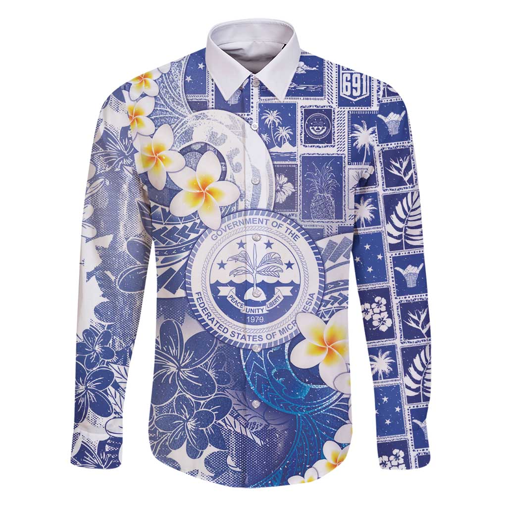 Federated States Of Micronesia Christmas Family Matching Puletasi and Hawaiian Shirt Retro Style Bright Version - Polynesian Pride