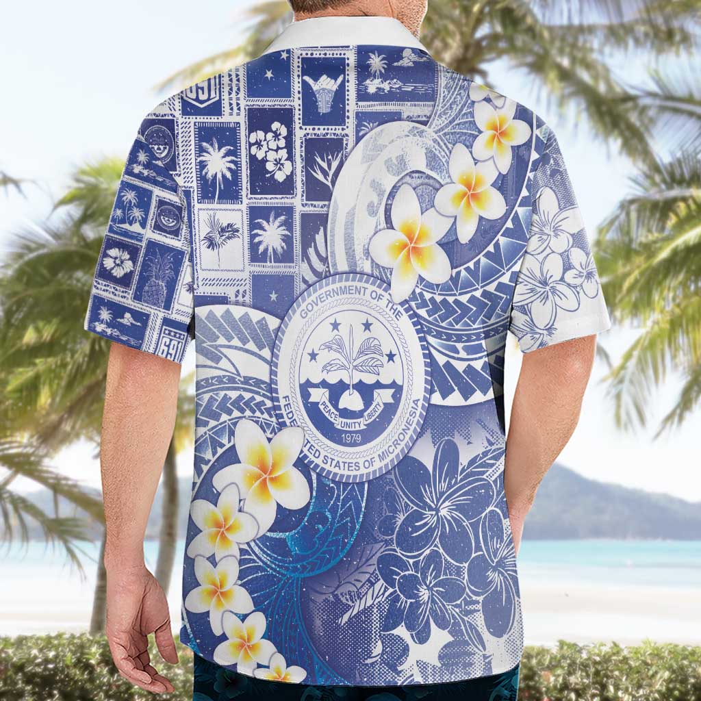 Federated States Of Micronesia Christmas Hawaiian Shirt Retro Style Bright Version - Polynesian Pride