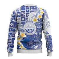 Federated States Of Micronesia Christmas Ugly Christmas Sweater Retro Style Bright Version - Polynesian Pride