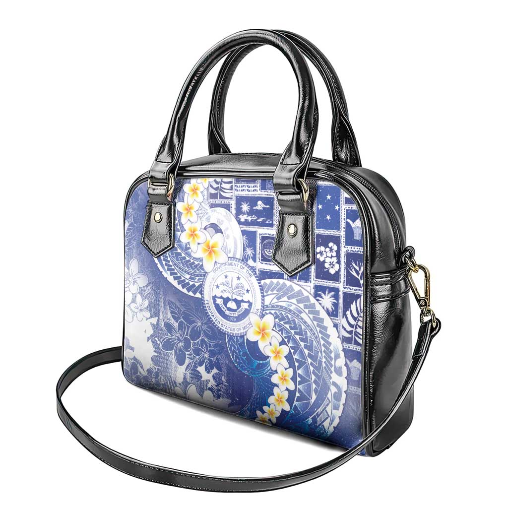 Federated States Of Micronesia Christmas Shoulder Handbag Retro Style Bright Version - Polynesian Pride