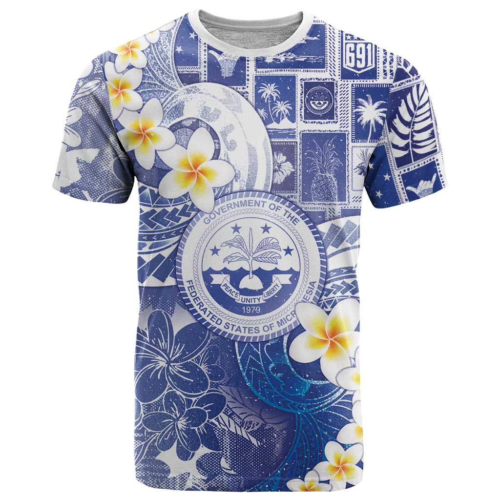 Federated States Of Micronesia Christmas T Shirt Retro Style Bright Version - Polynesian Pride