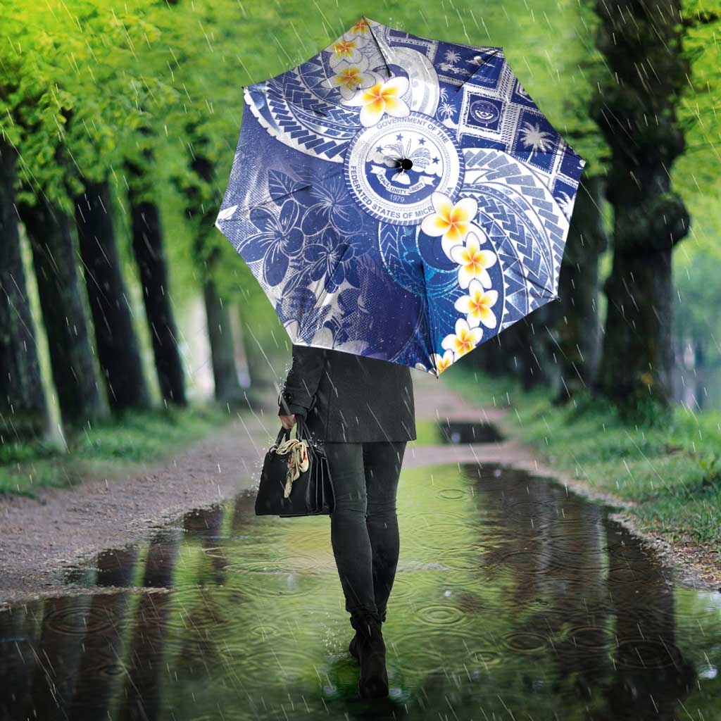 Federated States Of Micronesia Christmas Umbrella Retro Style Bright Version - Polynesian Pride