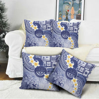 Federated States Of Micronesia Christmas Pillow Cover Retro Style Dark Version - Polynesian Pride