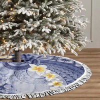 Federated States Of Micronesia Christmas Tree Skirt Retro Style Dark Version - Polynesian Pride