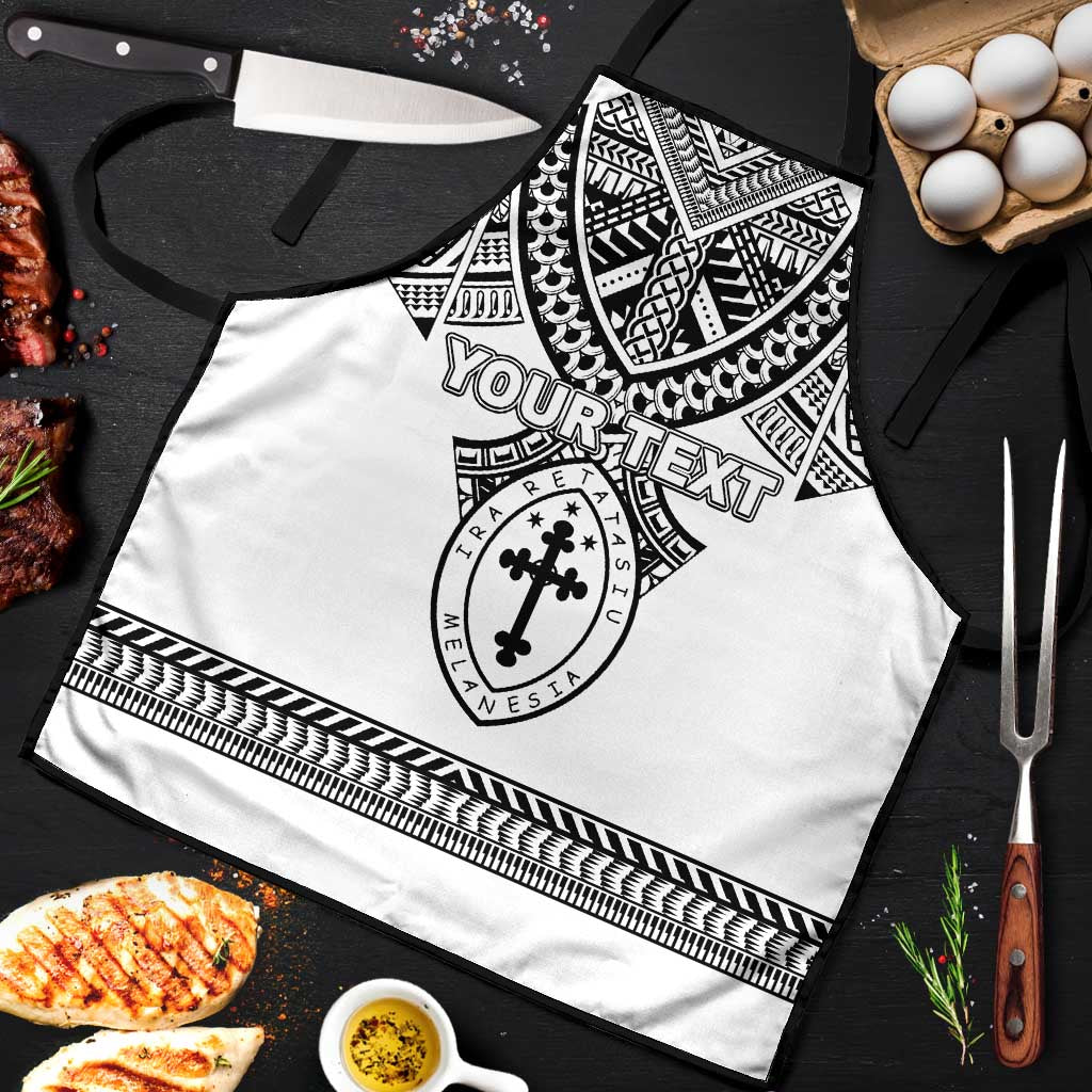 Personalised Melanesian Brotherhood Apron With Tribal Pattern - Polynesian Pride