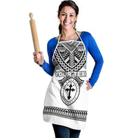 Personalised Melanesian Brotherhood Apron With Tribal Pattern - Polynesian Pride