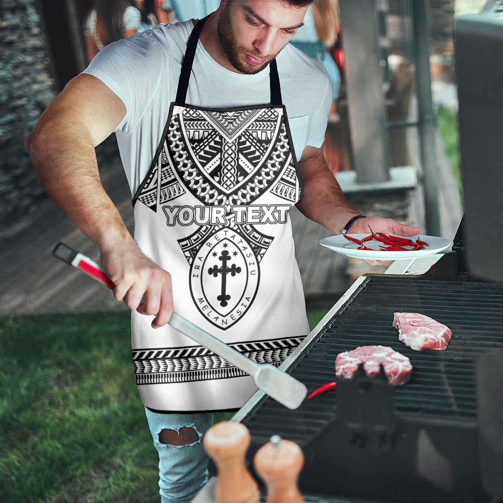 Personalised Melanesian Brotherhood Apron With Tribal Pattern - Polynesian Pride