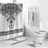 Personalised Melanesian Brotherhood Bathroom Set With Tribal Pattern - Polynesian Pride