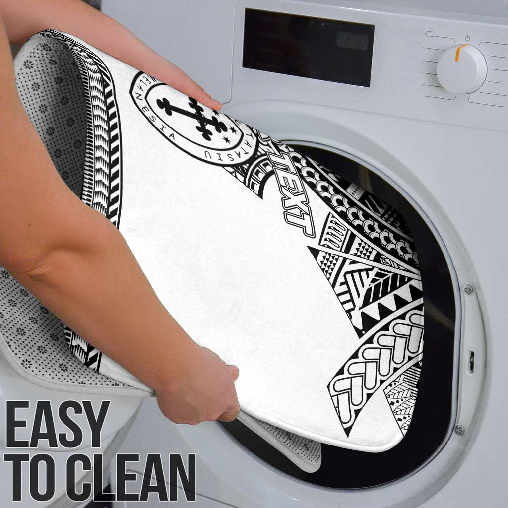 Personalised Melanesian Brotherhood Bathroom Set With Tribal Pattern - Polynesian Pride