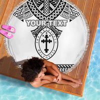 Personalised Melanesian Brotherhood Beach Blanket With Tribal Pattern - Polynesian Pride