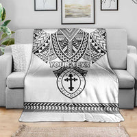 Personalised Melanesian Brotherhood Blanket With Tribal Pattern - Polynesian Pride