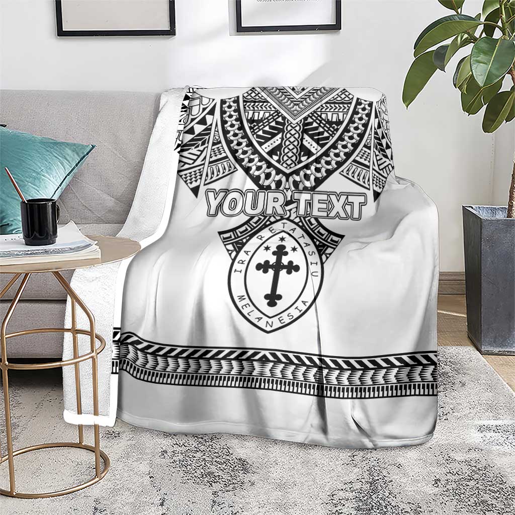 Personalised Melanesian Brotherhood Blanket With Tribal Pattern - Polynesian Pride