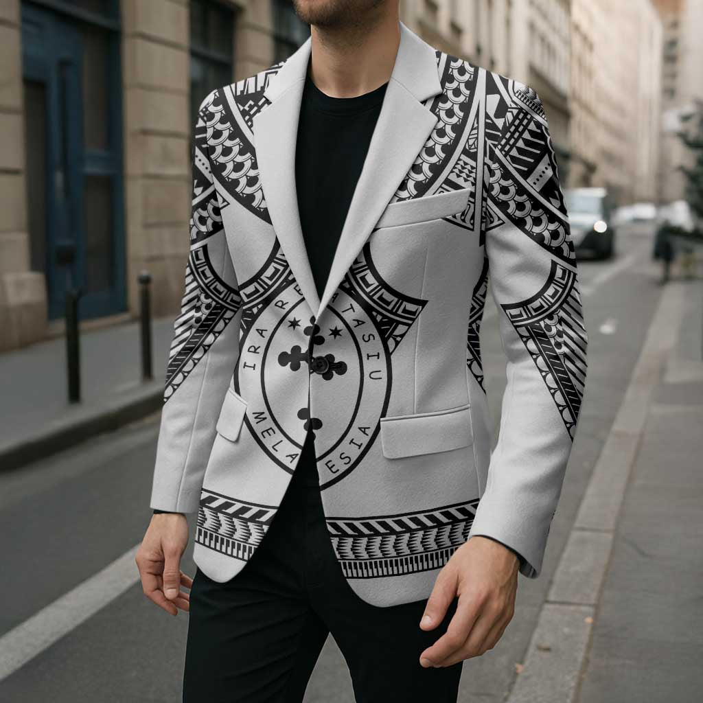 Personalised Melanesian Brotherhood Blazer With Tribal Pattern - Polynesian Pride