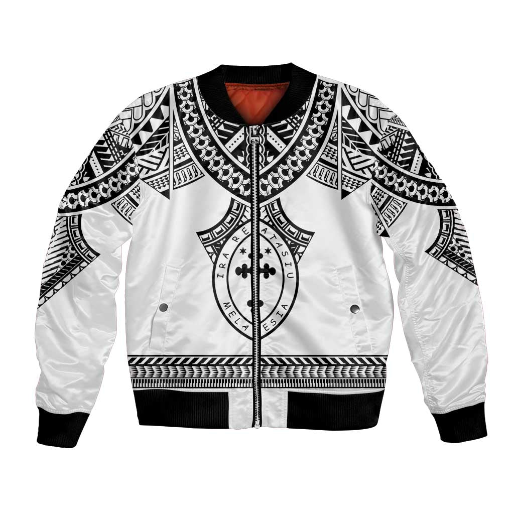 Personalised Melanesian Brotherhood Bomber Jacket With Tribal Pattern - Polynesian Pride