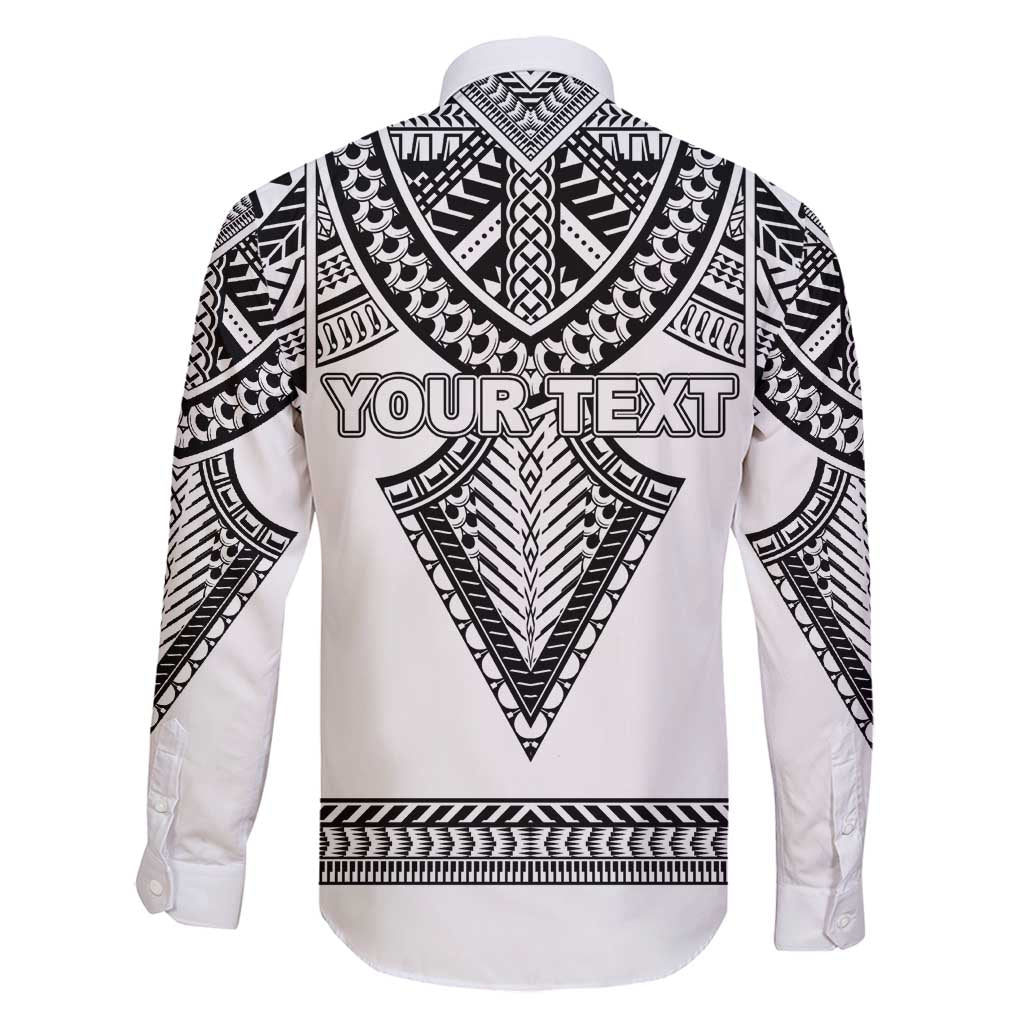 Personalised Melanesian Brotherhood Family Matching Off Shoulder Short Dress and Hawaiian Shirt With Tribal Pattern - Polynesian Pride