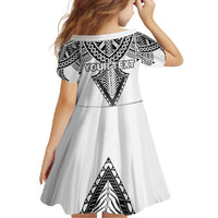 Personalised Melanesian Brotherhood Family Matching Tank Maxi Dress and Hawaiian Shirt With Tribal Pattern - Polynesian Pride