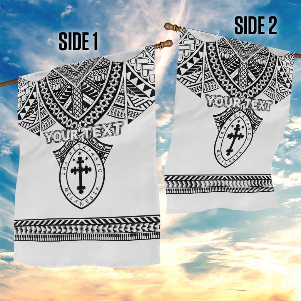 Personalised Melanesian Brotherhood Garden Flag With Tribal Pattern - Polynesian Pride