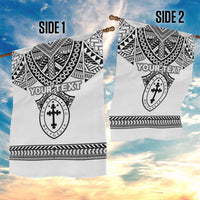 Personalised Melanesian Brotherhood Garden Flag With Tribal Pattern - Polynesian Pride