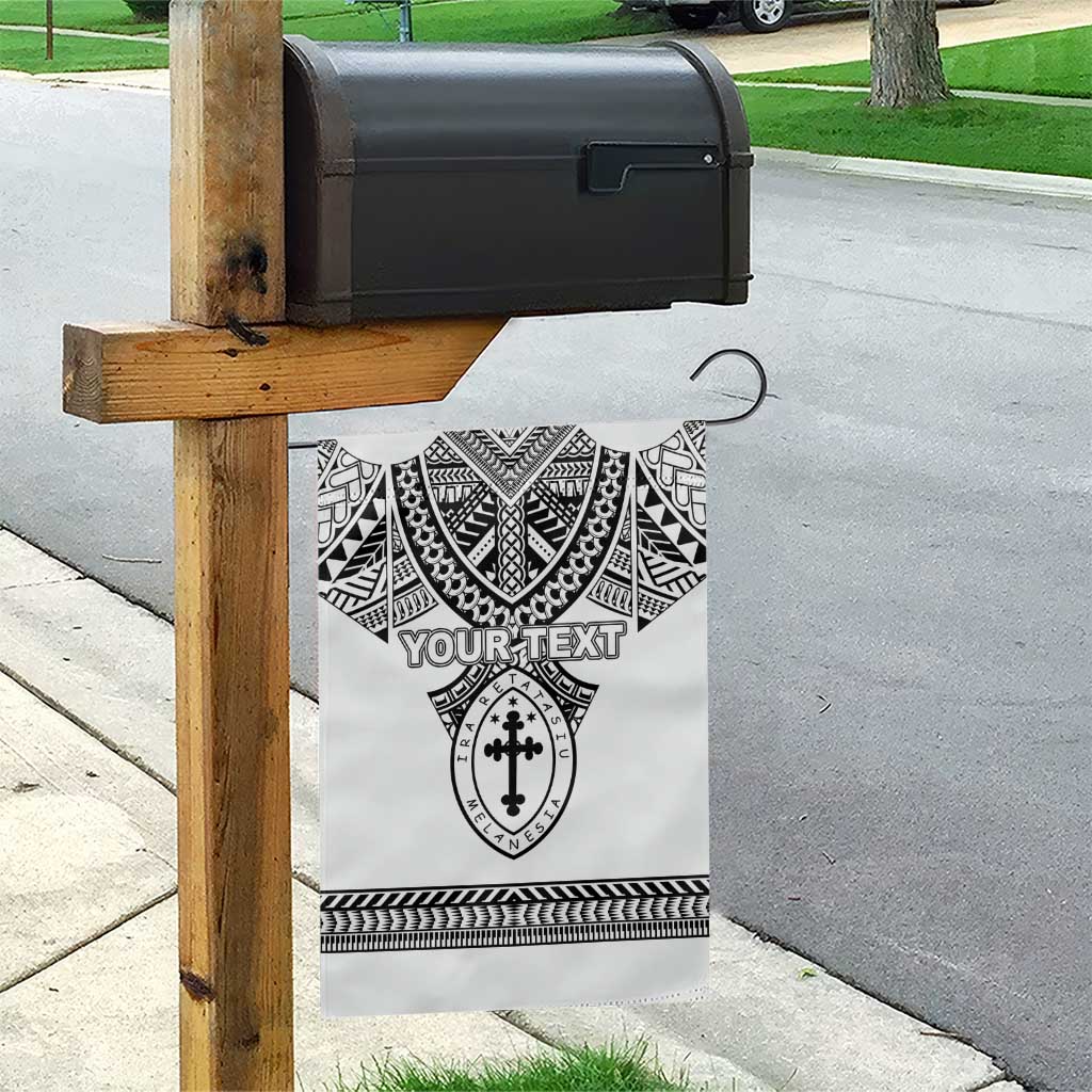 Personalised Melanesian Brotherhood Garden Flag With Tribal Pattern - Polynesian Pride